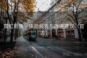 霓虹影像 · 体验报告与改进建议（官方）